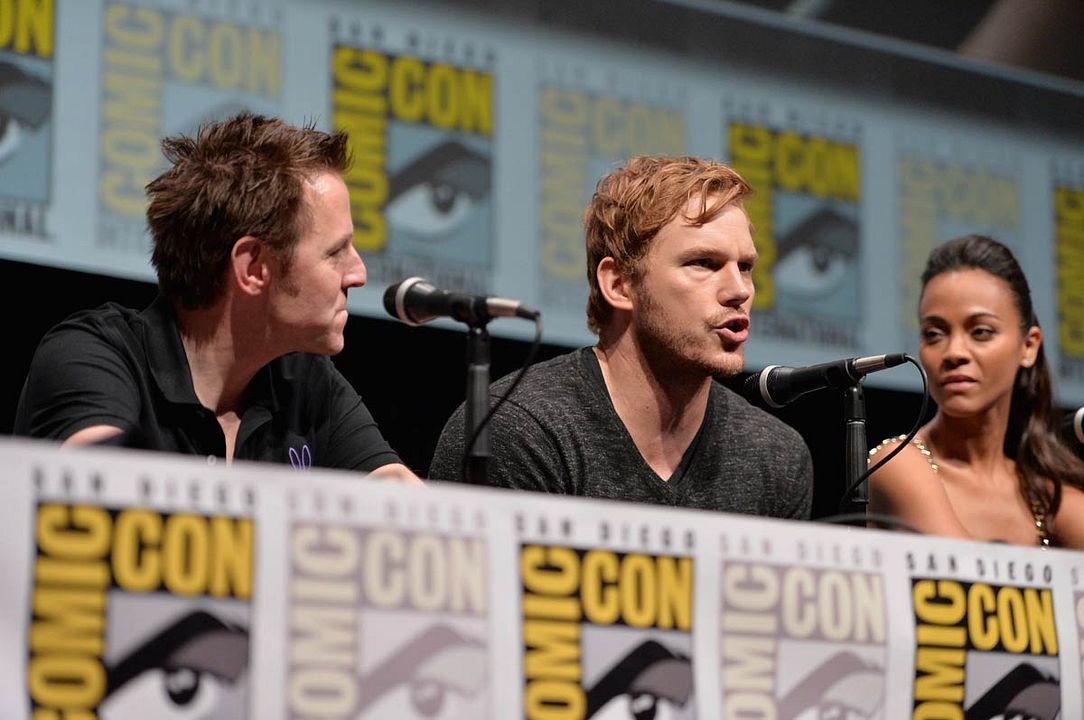 Guardianes de la Galaxia : Cobertura de revista James Gunn, Chris Pratt