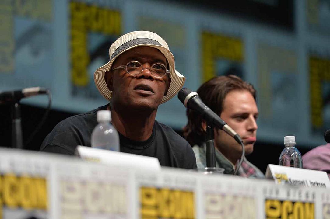 Capitán América: El soldado de invierno : Cobertura de revista Samuel L. Jackson