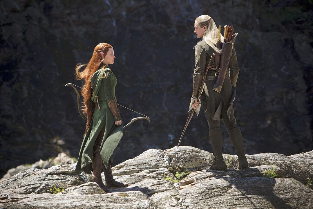 El Hobbit: La desolación de Smaug : Foto Evangeline Lilly, Orlando Bloom