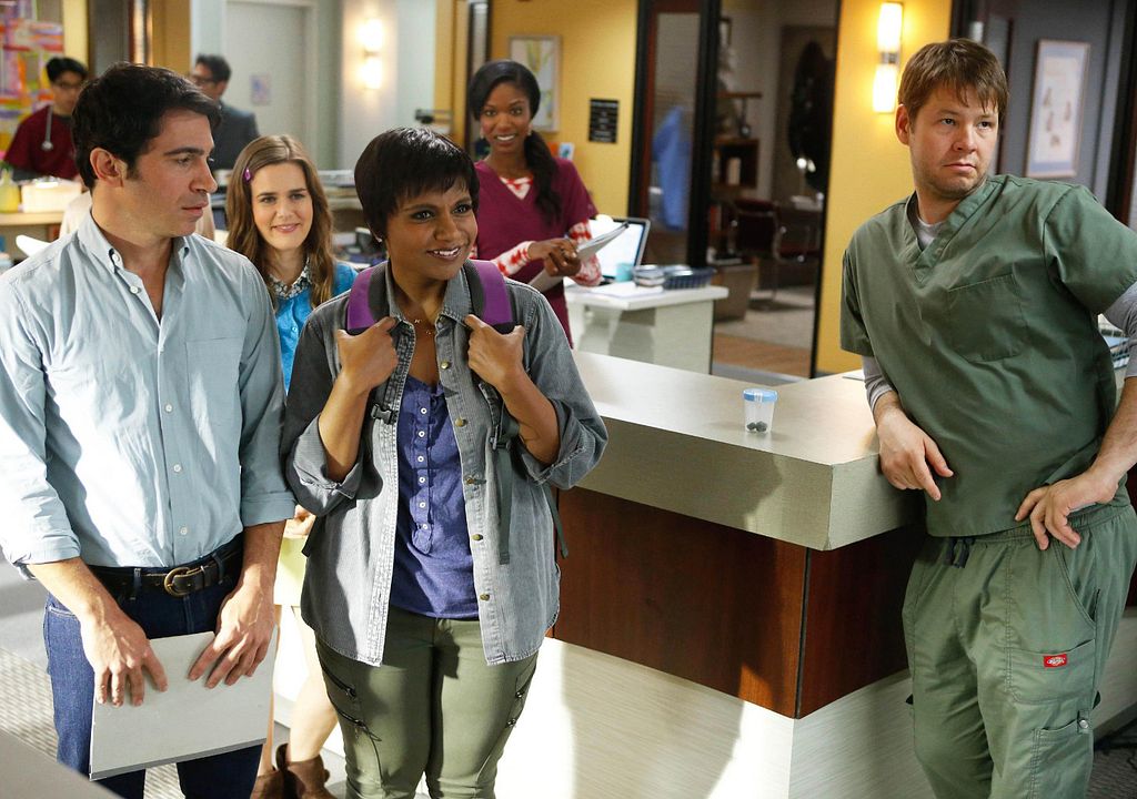 Foto Mindy Kaling, Chris Messina, Ike Barinholtz