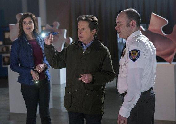 Foto Betsy Brandt, Michael J. Fox