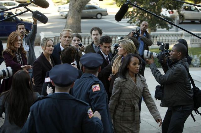 Scandal : Foto Patrick Fabian, Kerry Washington, Melora Hardin
