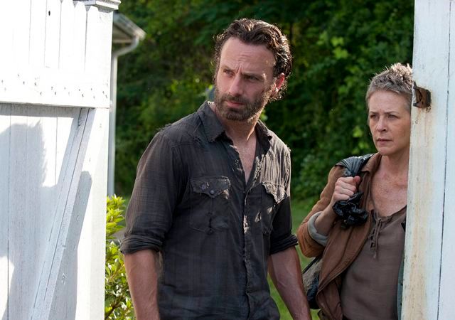 The Walking Dead : Póster Melissa McBride, Andrew Lincoln
