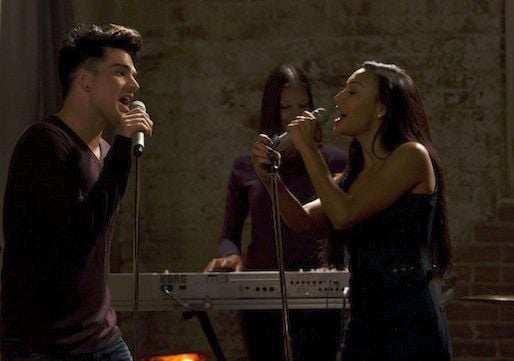Glee : Foto Naya Rivera, Adam Lambert