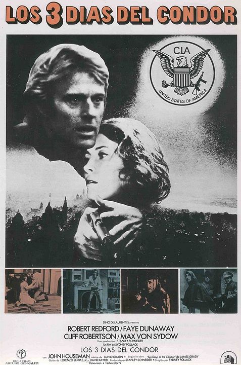 Los tres días del Cóndor : Póster