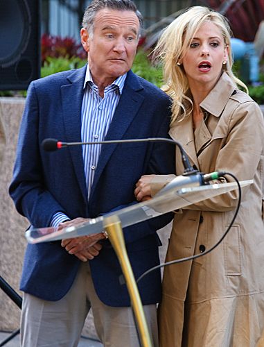 Foto Sarah Michelle Gellar, Robin Williams