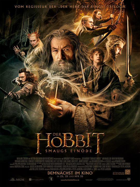 El Hobbit: La desolación de Smaug : Póster