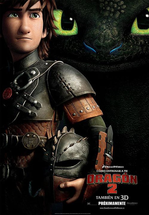 Cómo entrenar a tu dragón 2 : Póster