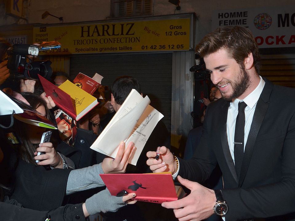 Los juegos del hambre: En llamas : Cobertura de revista Liam Hemsworth