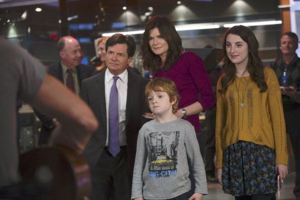 Foto Betsy Brandt, Michael J. Fox, Jack Gore