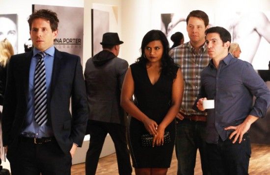 Foto Mindy Kaling, Chris Messina, Glenn Howerton, Ike Barinholtz
