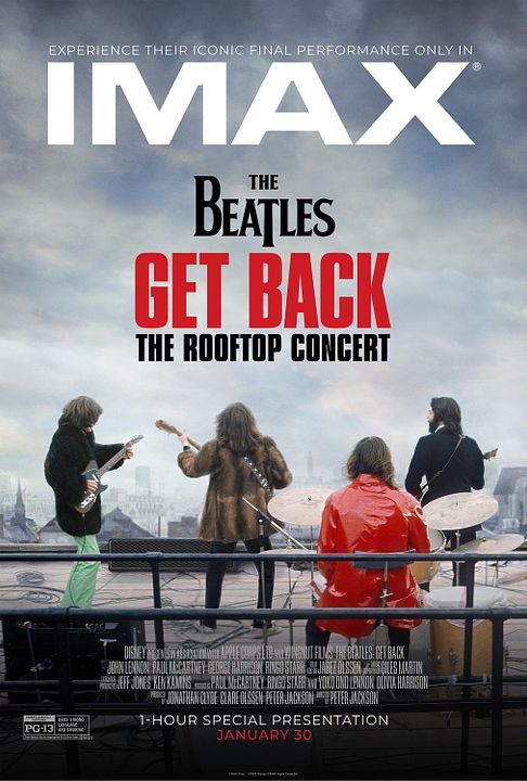 The Beatles: Get Back. El Último Concierto : Póster