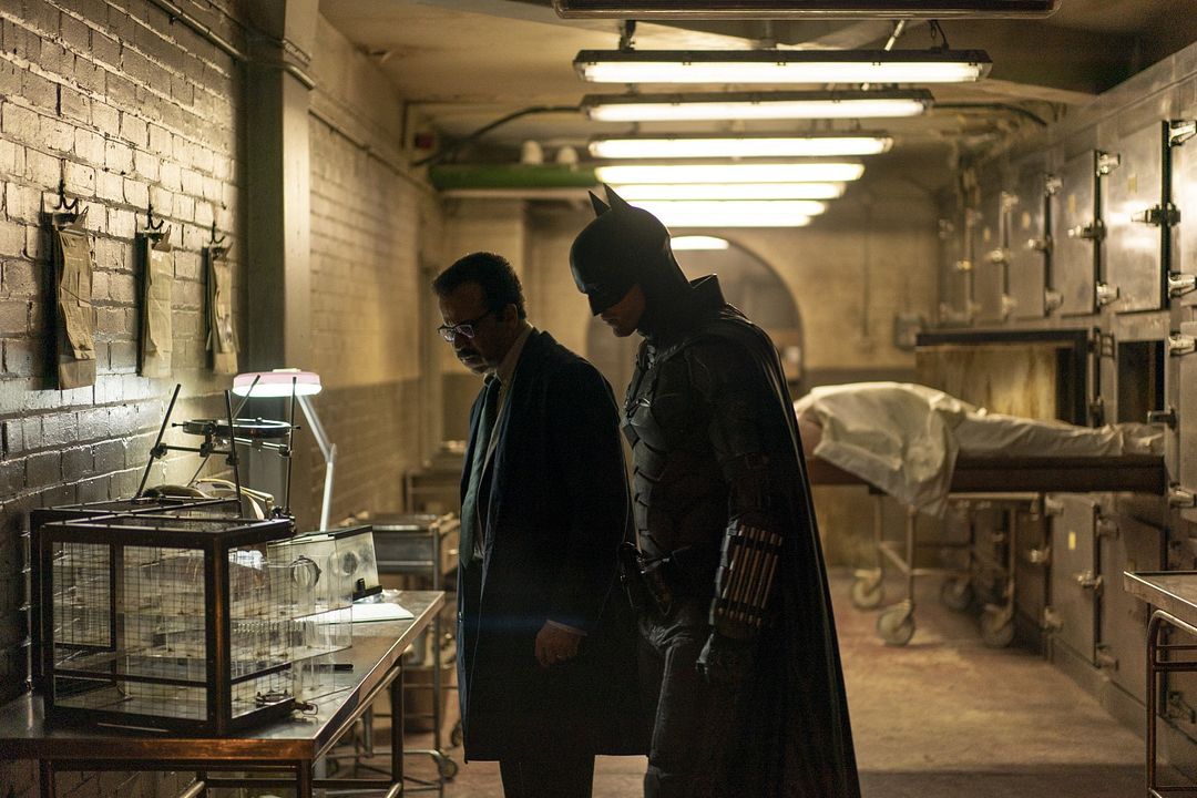 The Batman : Foto Jeffrey Wright, Robert Pattinson