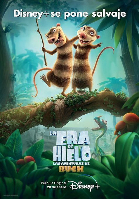 La era de hielo: Las aventuras de Buck Wild : Póster