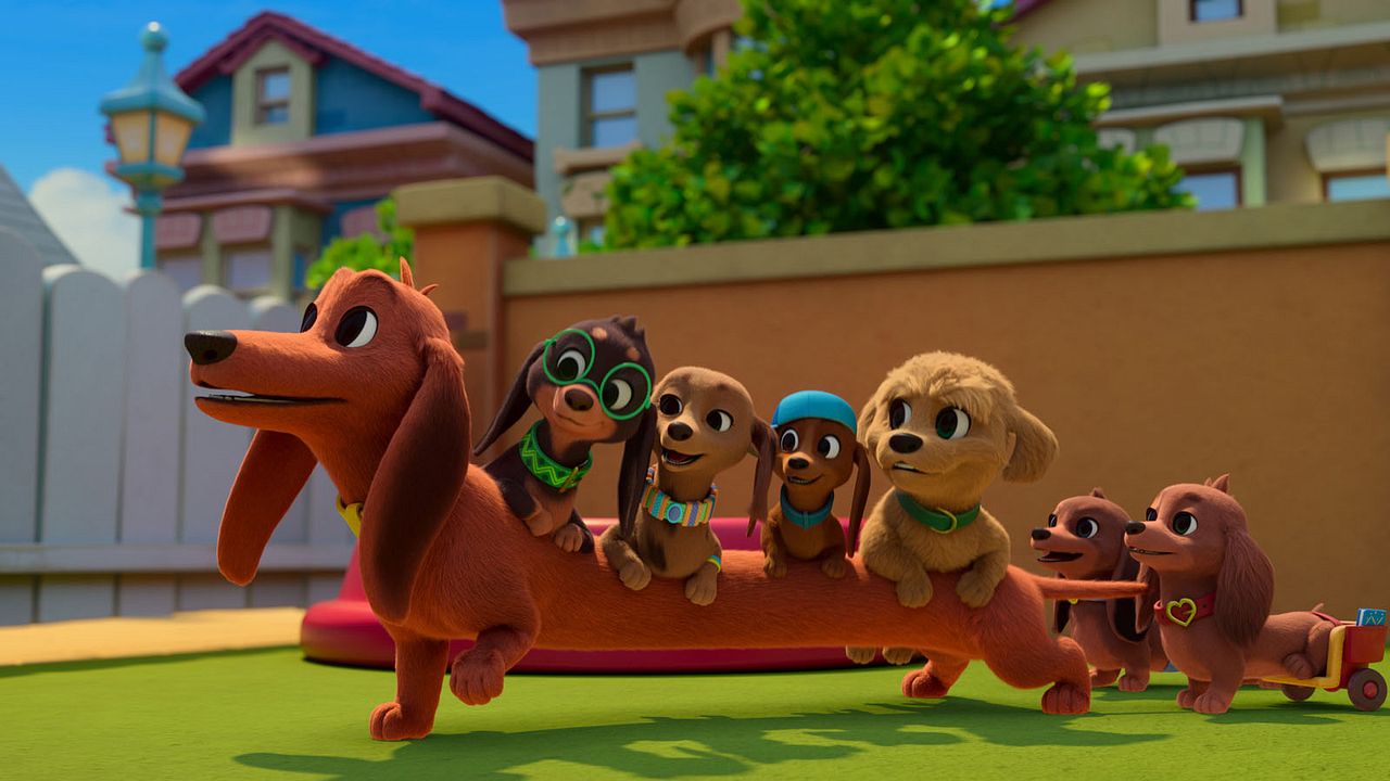 Pretzel y sus cachorros : Foto