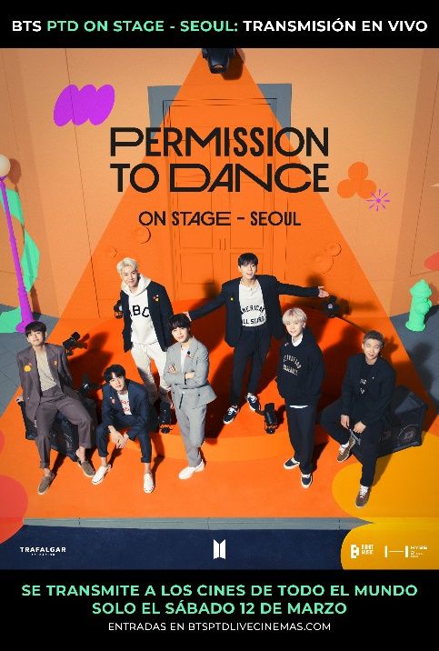 BTS Permission to Dance On Stage - Seúl : Póster