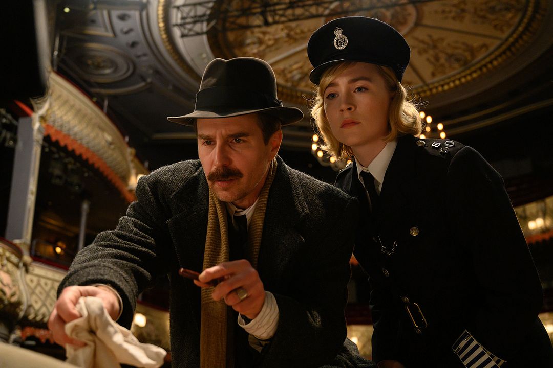 Mira cómo corren : Foto Sam Rockwell, Saoirse Ronan