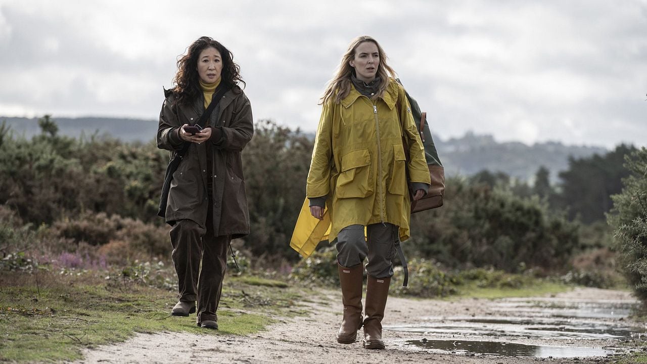 Foto Jodie Comer, Sandra Oh