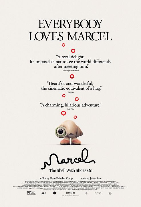 Marcel The Shell With Shoes On : Póster