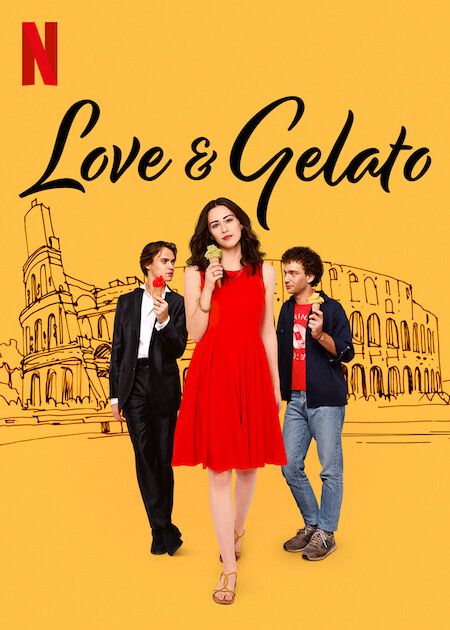 Amor y Gelato : Póster