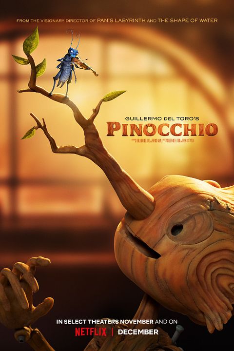Pinocho de Guillermo del Toro : Póster