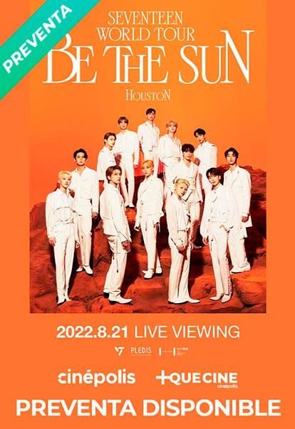 HYBE CINE FEST-Seventeen World Tour BE THE SUN : Póster