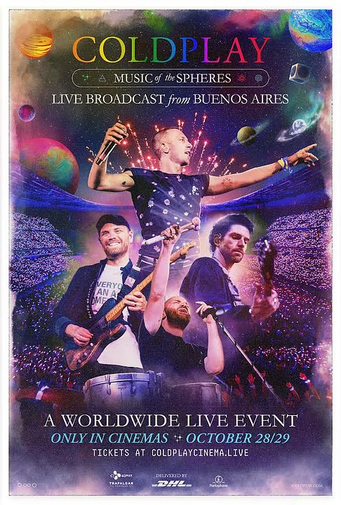 Coldplay Music Of The Spheres Live Broadcast From Buenos Aires : Póster
