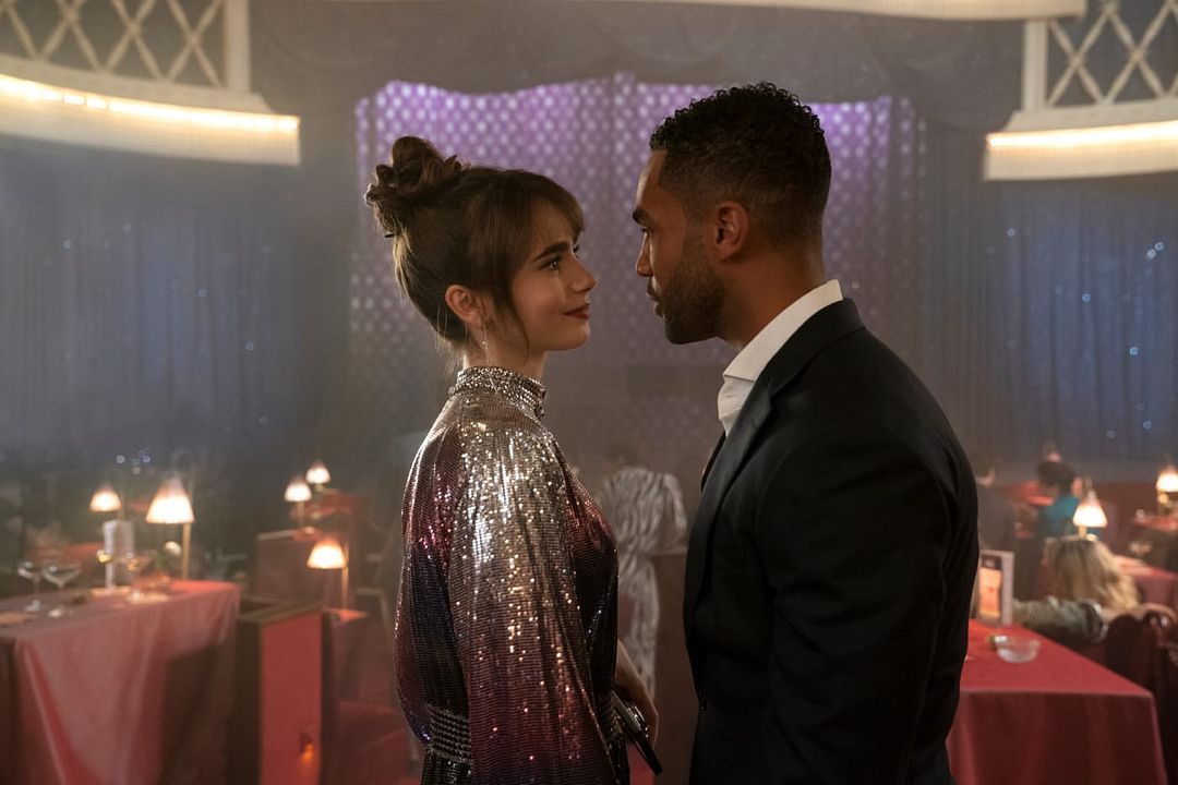 Foto Lily Collins, Lucien Laviscount