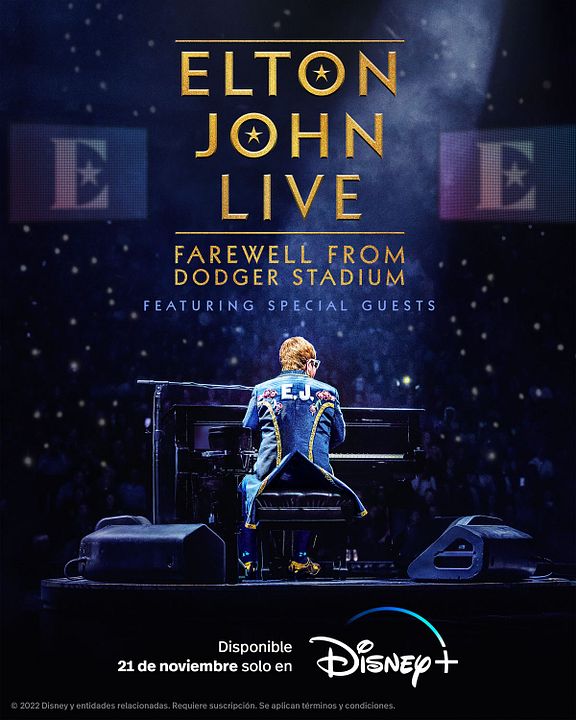 Elton John Live: Farewell From Dodger Stadium : Póster