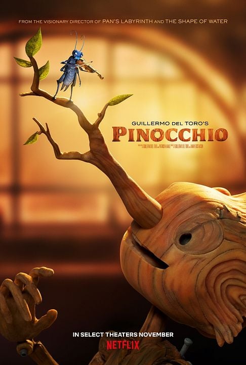 Pinocho de Guillermo del Toro : Póster