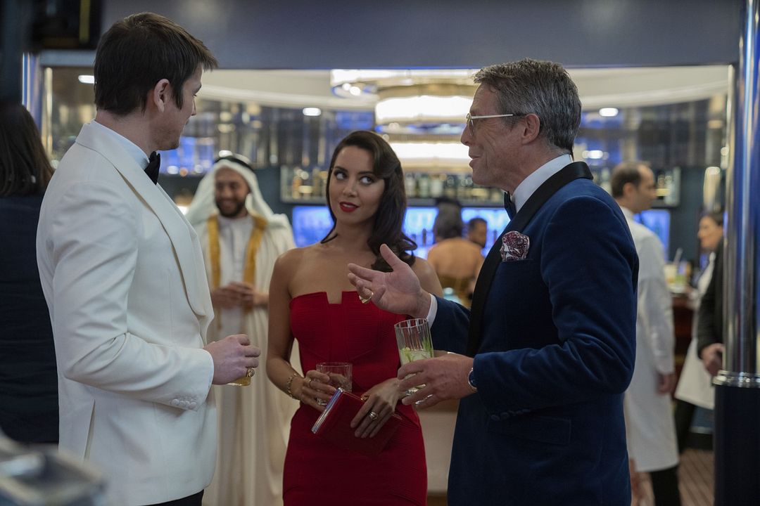 Agente Fortune: el gran engaño : Foto Aubrey Plaza, Hugh Grant, Josh Hartnett