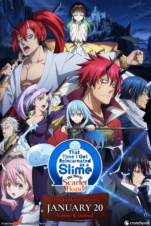 That Time I Got Reincarnated As A Slime: El Vínculo Escarlata : Póster