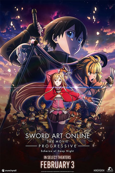 Sword Art Online The Movie: Progressive Scherzo of Deep Night : Póster