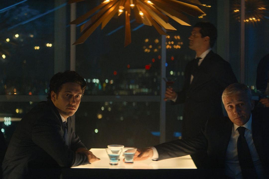 Foto Christoph Waltz, Nat Wolff