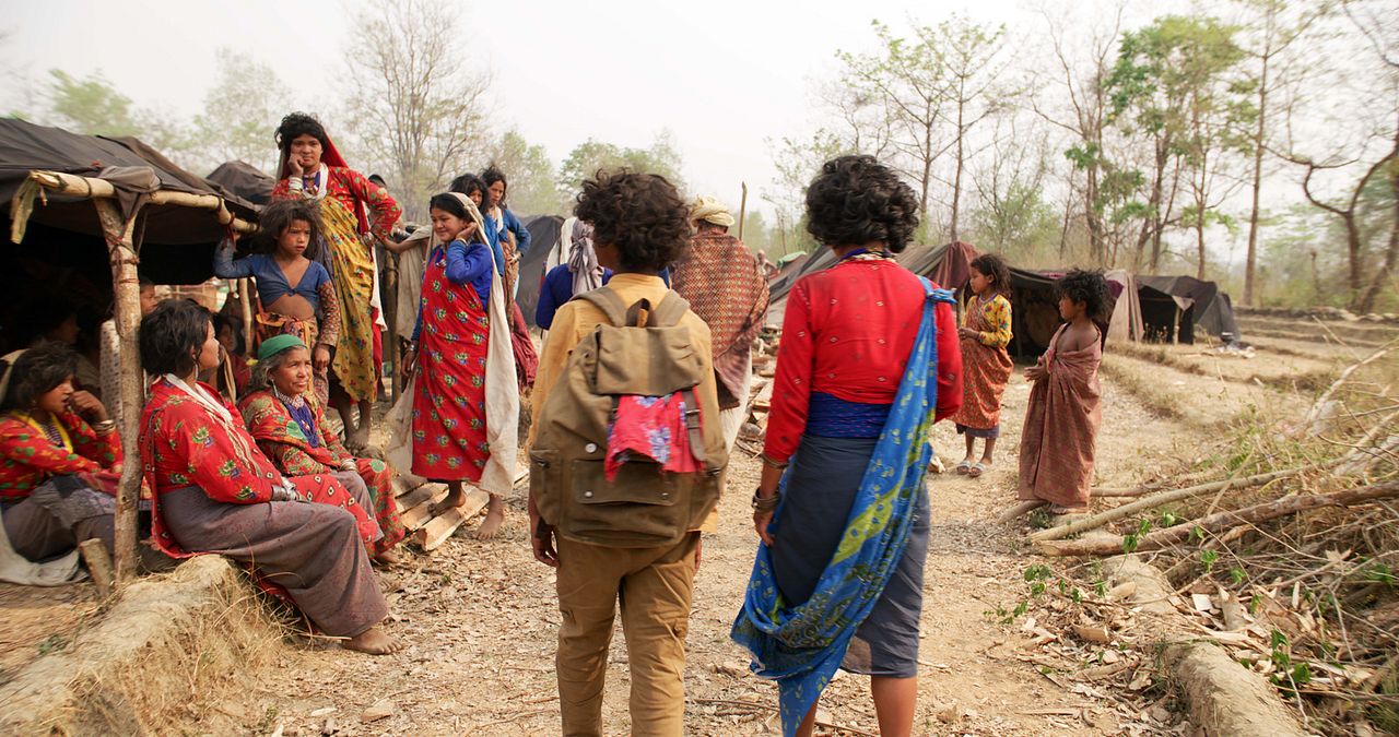 El niño y el tigre : Foto Sunny Pawar