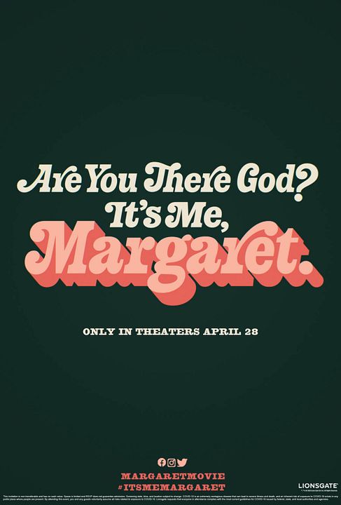 ¿Estás ahí Dios? Soy yo, Margaret : Póster