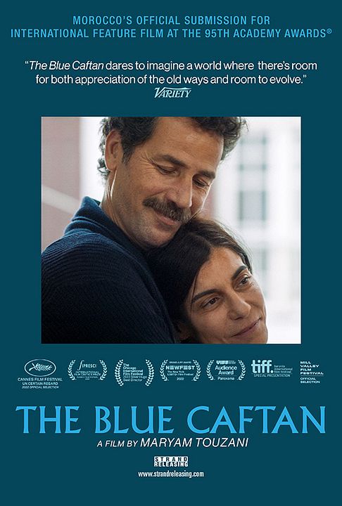 El caftán azul : Póster