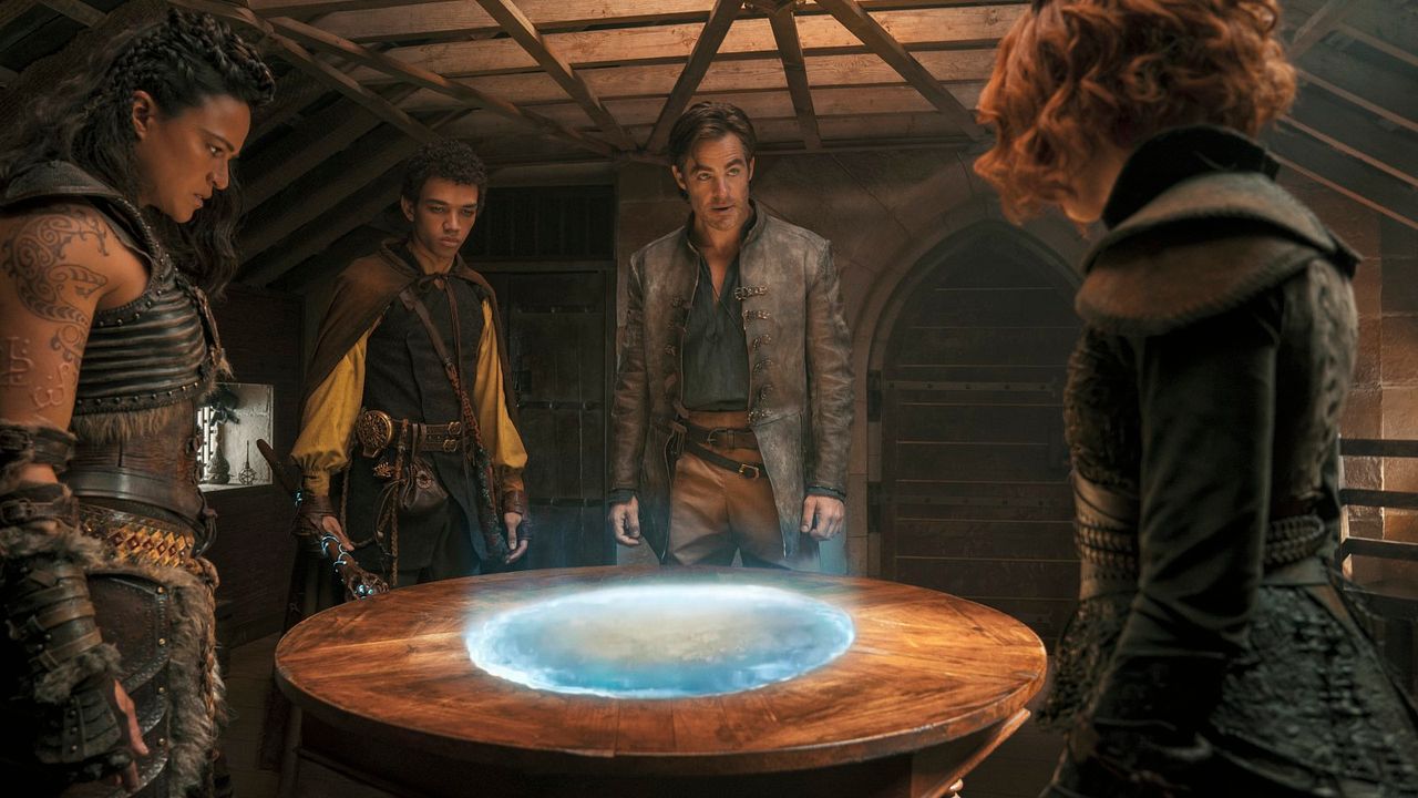 Calabozos & Dragones: Honor Entre Ladrones : Foto Chris Pine, Justice Smith, Michelle Rodriguez