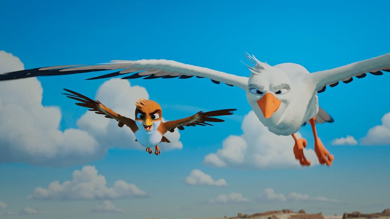 Una Cigüeña En Apuros: La Joya Perdida : Foto