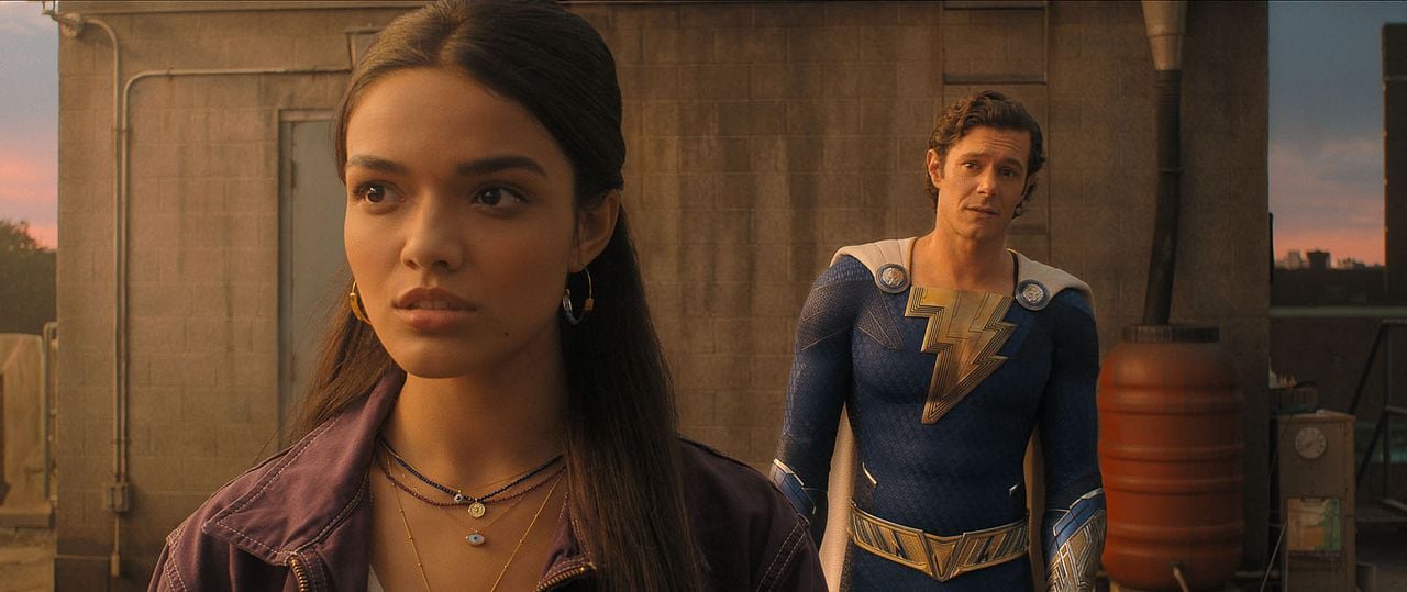 ¡Shazam! La furia de los dioses : Foto Adam Brody, Rachel Zegler