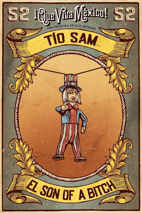 ¡Que viva México! : Póster