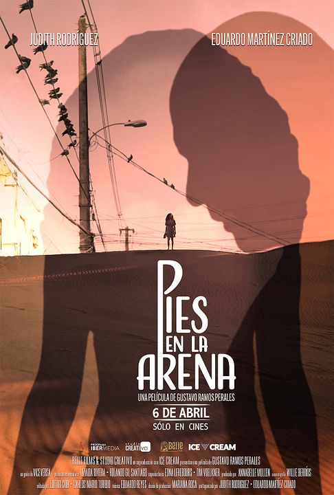 Pies en la arena : Póster