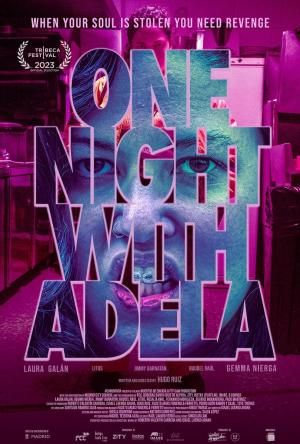 Una noche con Adela : Póster