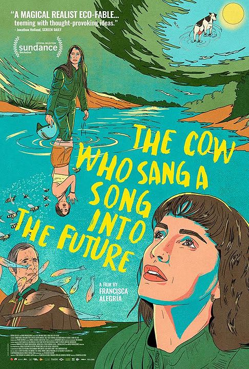 La vaca que cantó una canción sobre el futuro : Póster