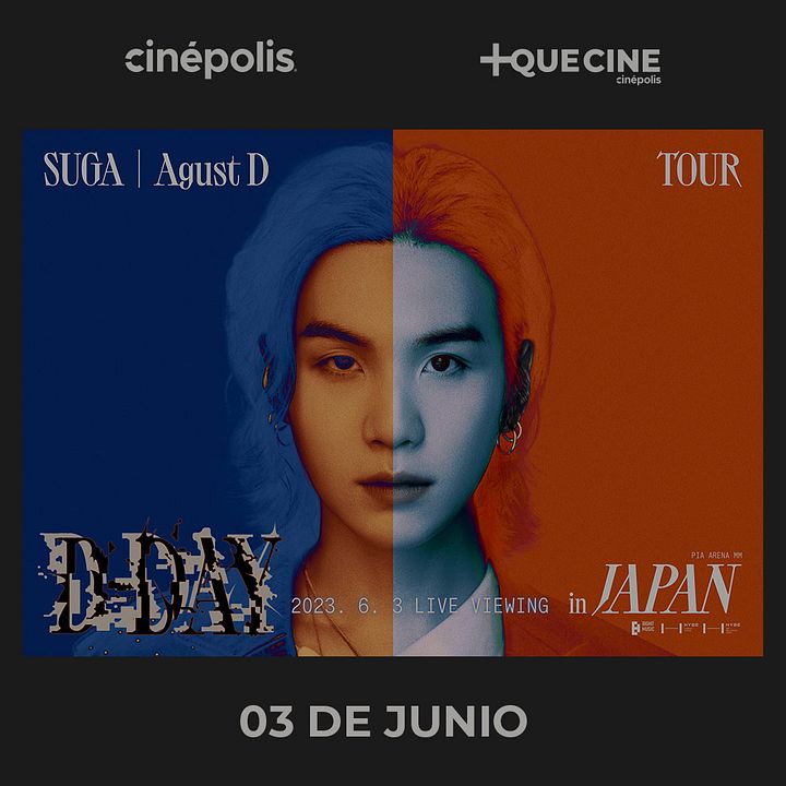 SUGA - Agust D TOUR “D-DAY” in JAPAN: LIVE VIEWING : Póster