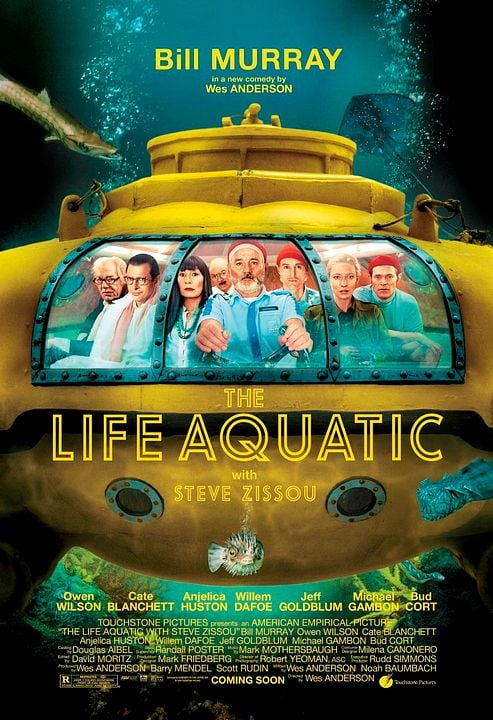 La vida acuática con Steve Zissou : Póster