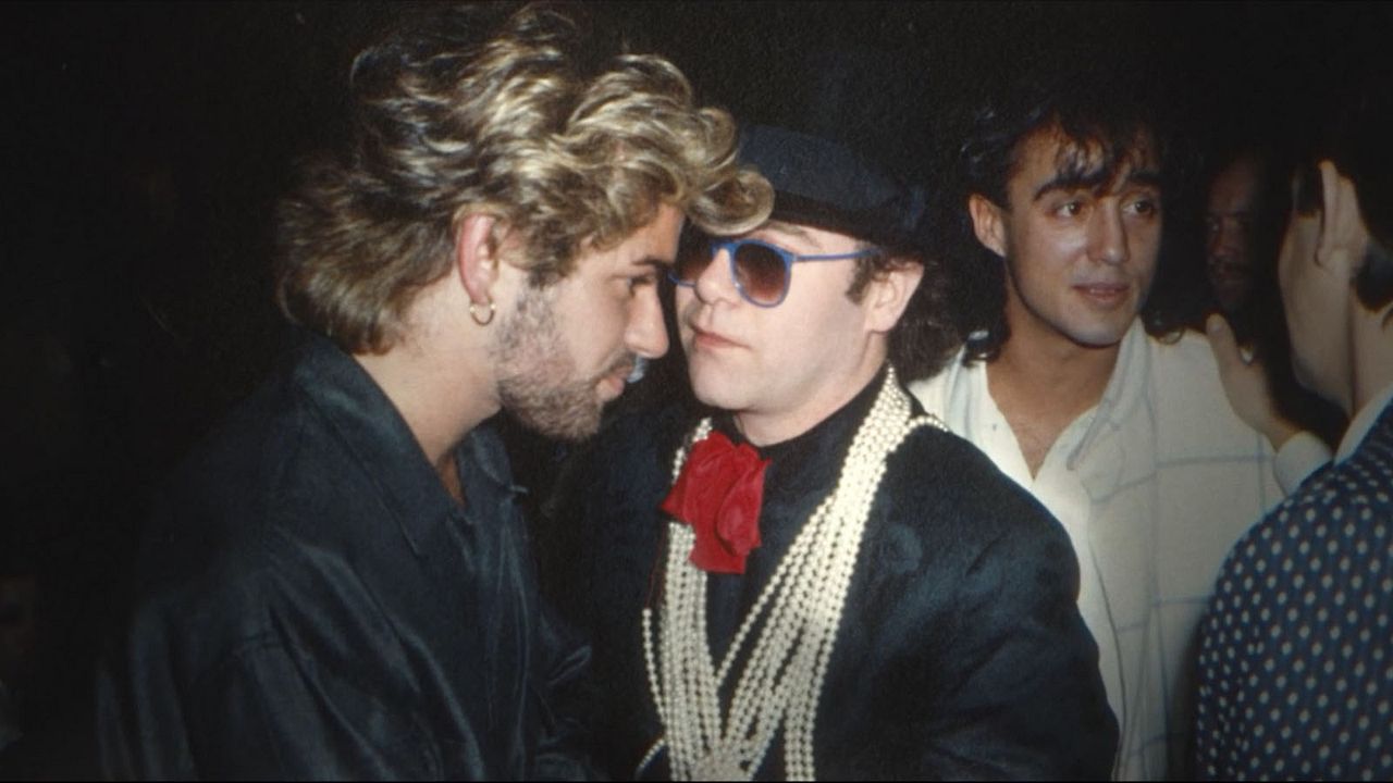 Wham! : Foto Andrew Ridgeley, Elton John, George Michael