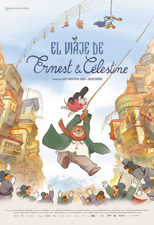 El viaje de Ernest y Célestine : Póster