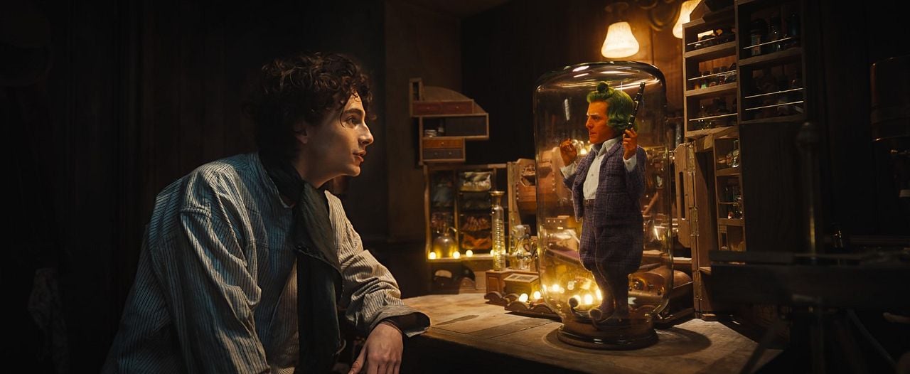 Wonka : Foto Timothée Chalamet, Hugh Grant