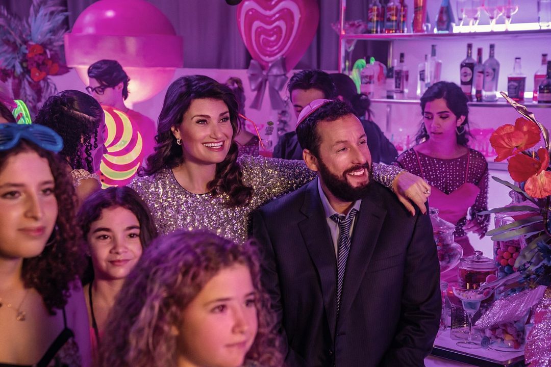 ¡No estás invitada a mi bat mitzvá! : Foto Adam Sandler, Idina Menzel